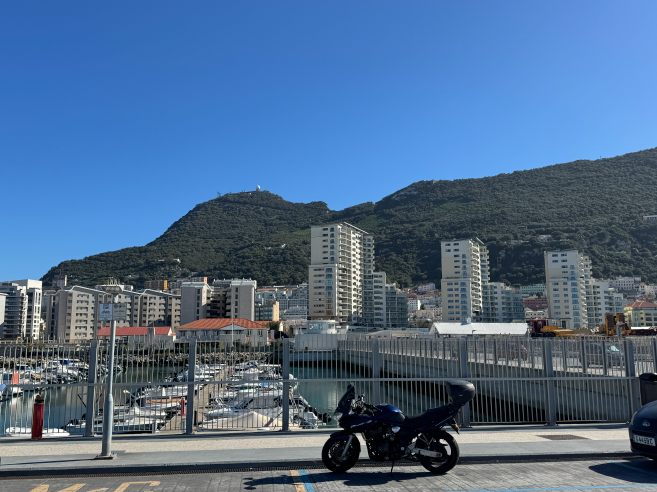 Gibraltar waterfront skyline